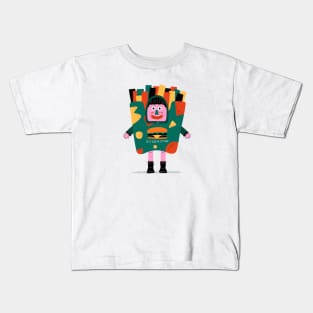 Best Burger In Town Mascot Kids T-Shirt